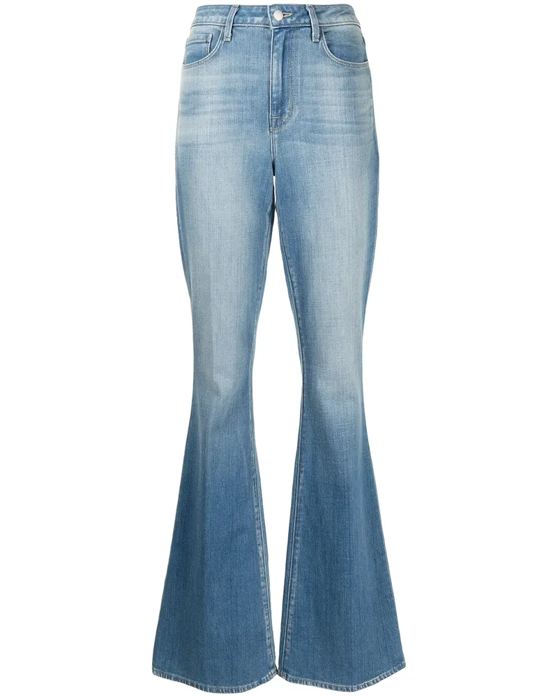 L'Agence Schlagjeans mit Stone-Wash-Effekt - Blau Blau