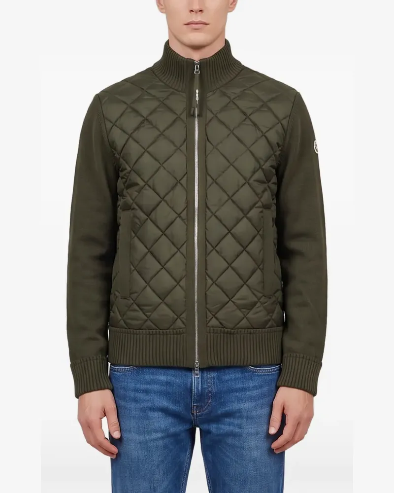 Moncler Gesteppter Cardigan - Grün Grün