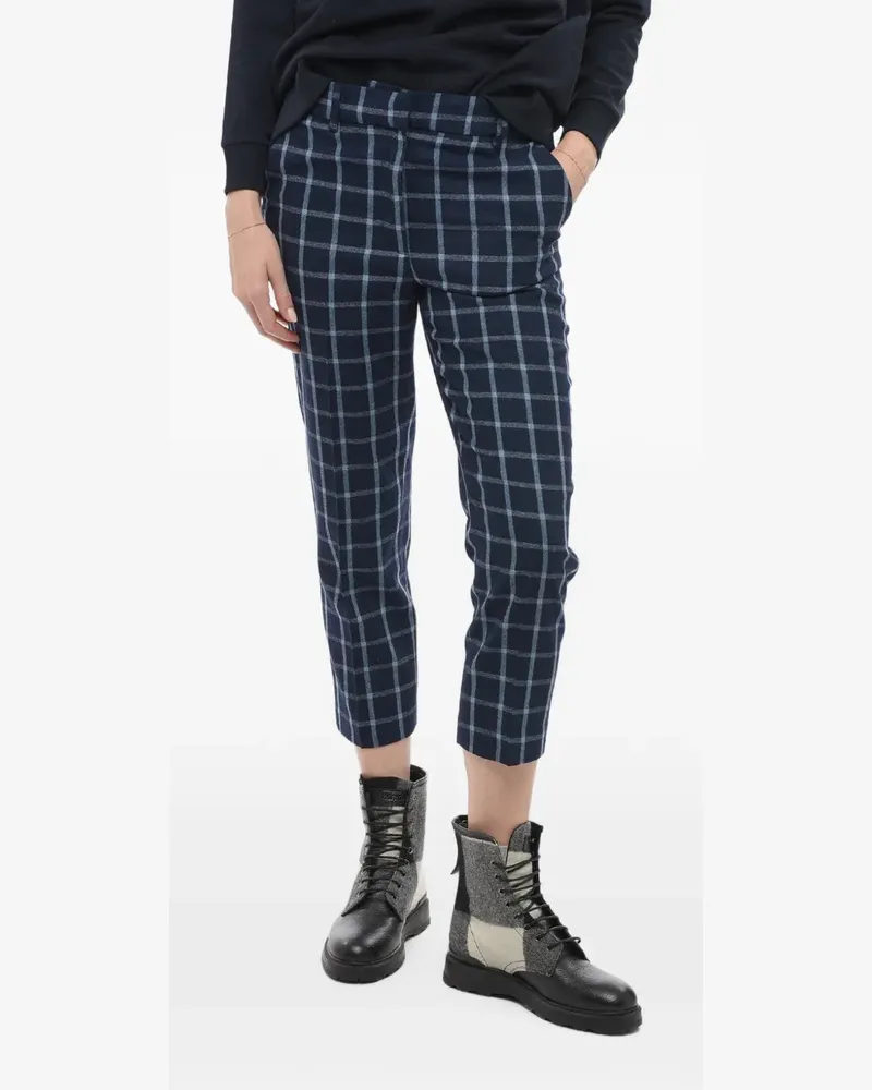 Woolrich checked trousers - Blau Blau