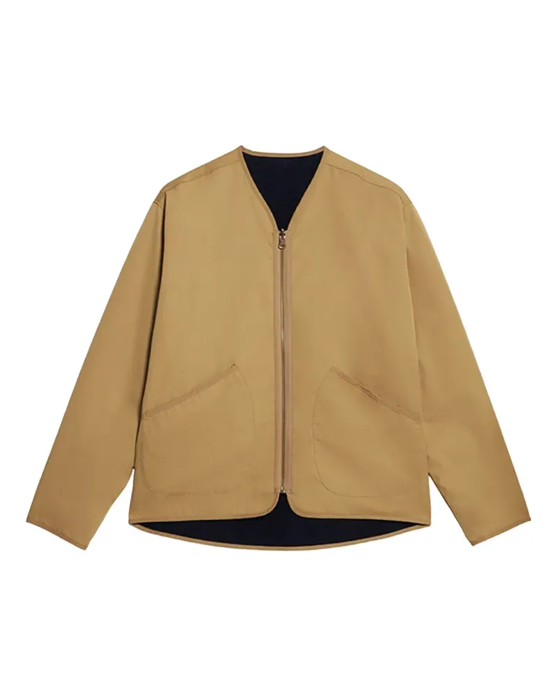 Fortela Sherpa reversible zip jacket - Nude Nude