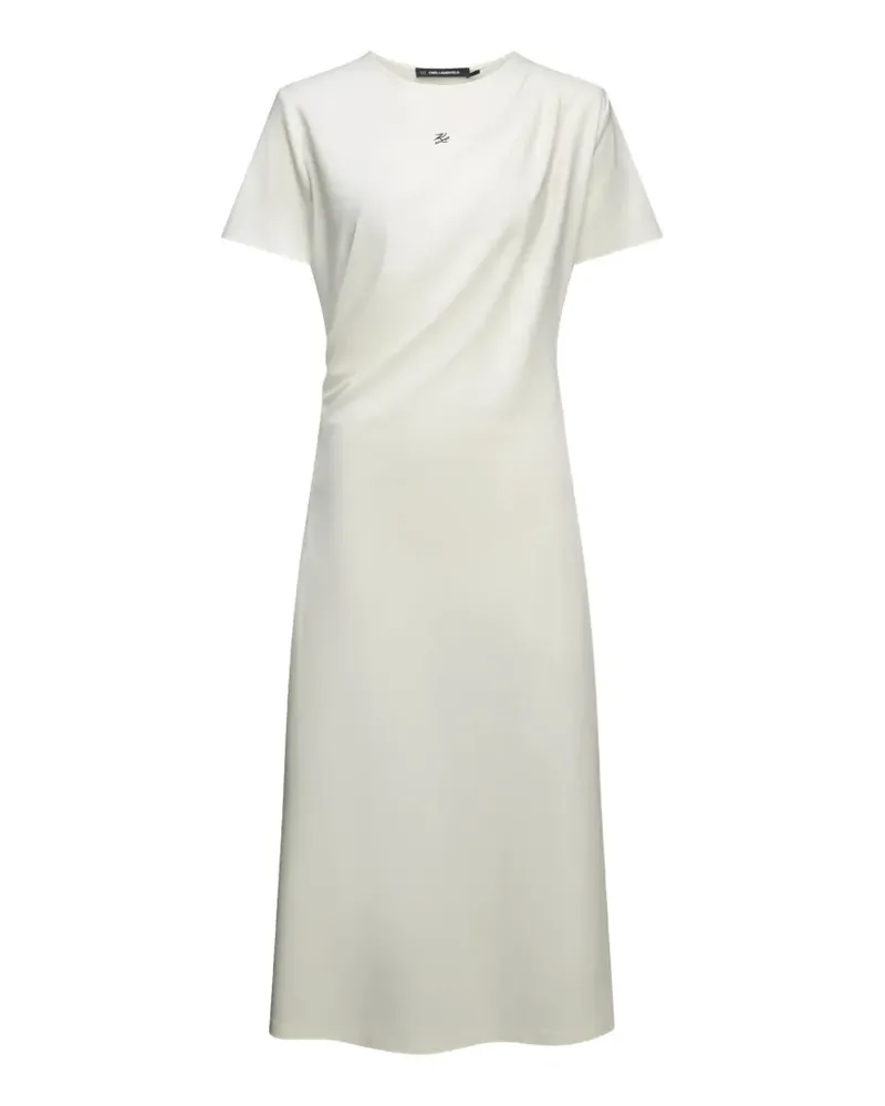Karl Lagerfeld Kleid mit drapiertem T-Shirt - Nude Nude