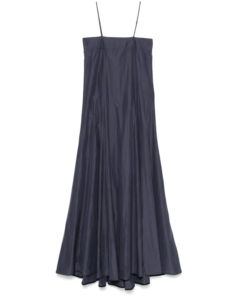 forte_forte Maxikleid aus Taft - Blau Blau