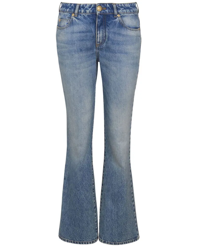 Balmain Ausgestellte Jeans - Blau Blau