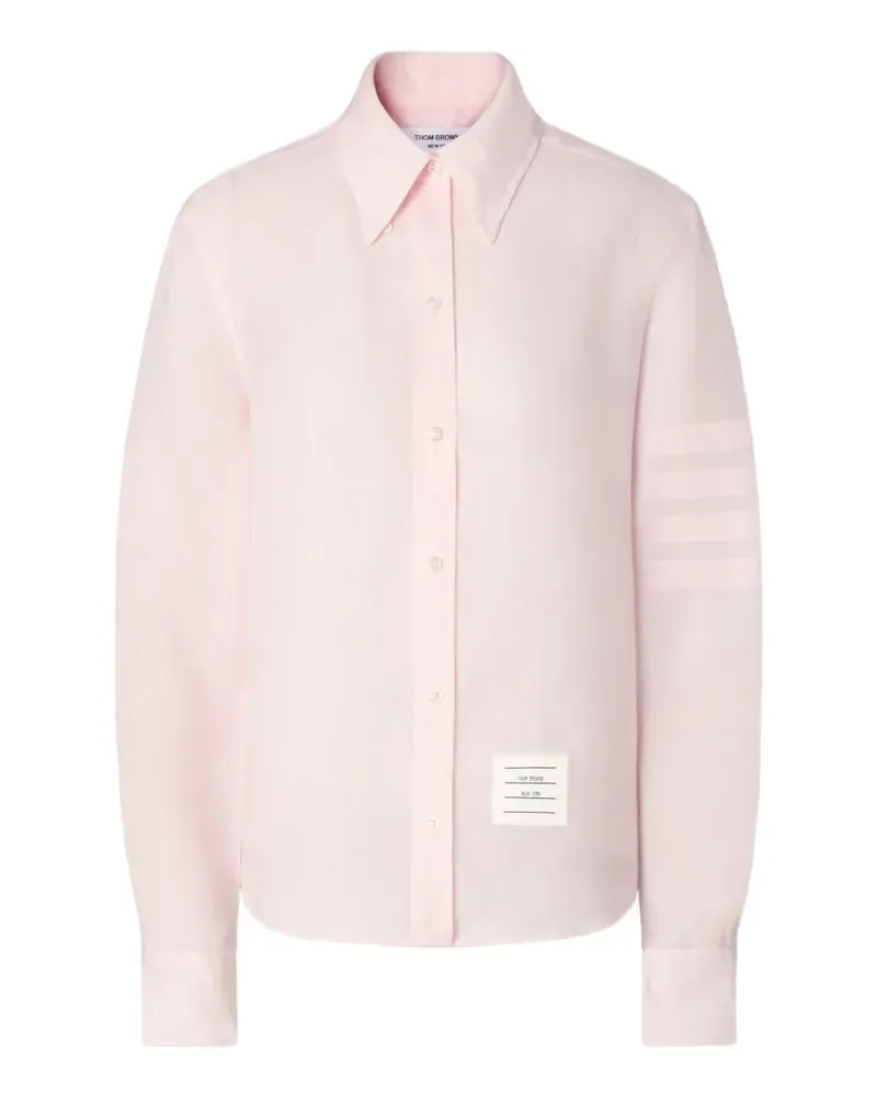 Thom Browne Hemd aus Leinen - Rosa Rosa