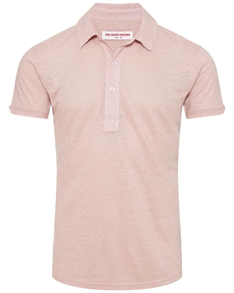 Orlebar Brown Sebastian Poloshirt - Rosa Rosa