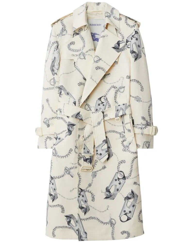 Burberry Knight Hardware Trenchcoat - Nude Nude