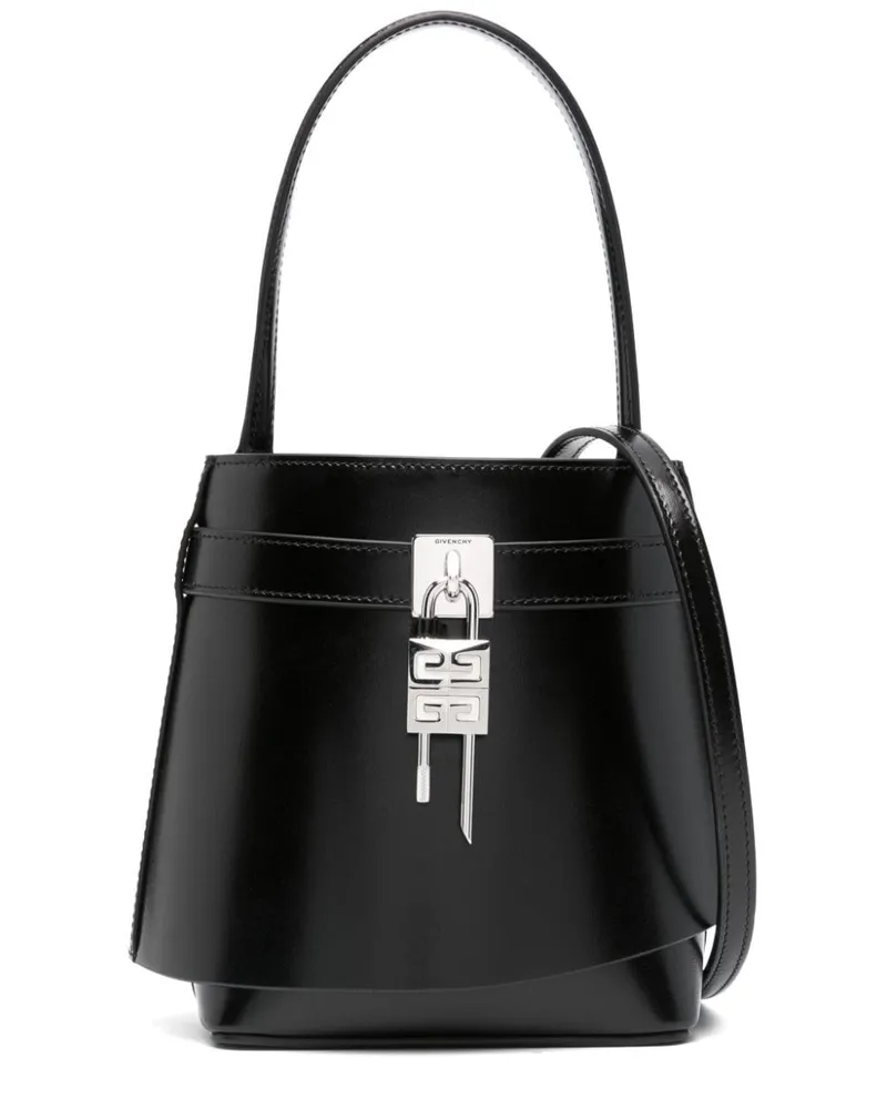 Givenchy Shark Lock Beuteltasche Schwarz