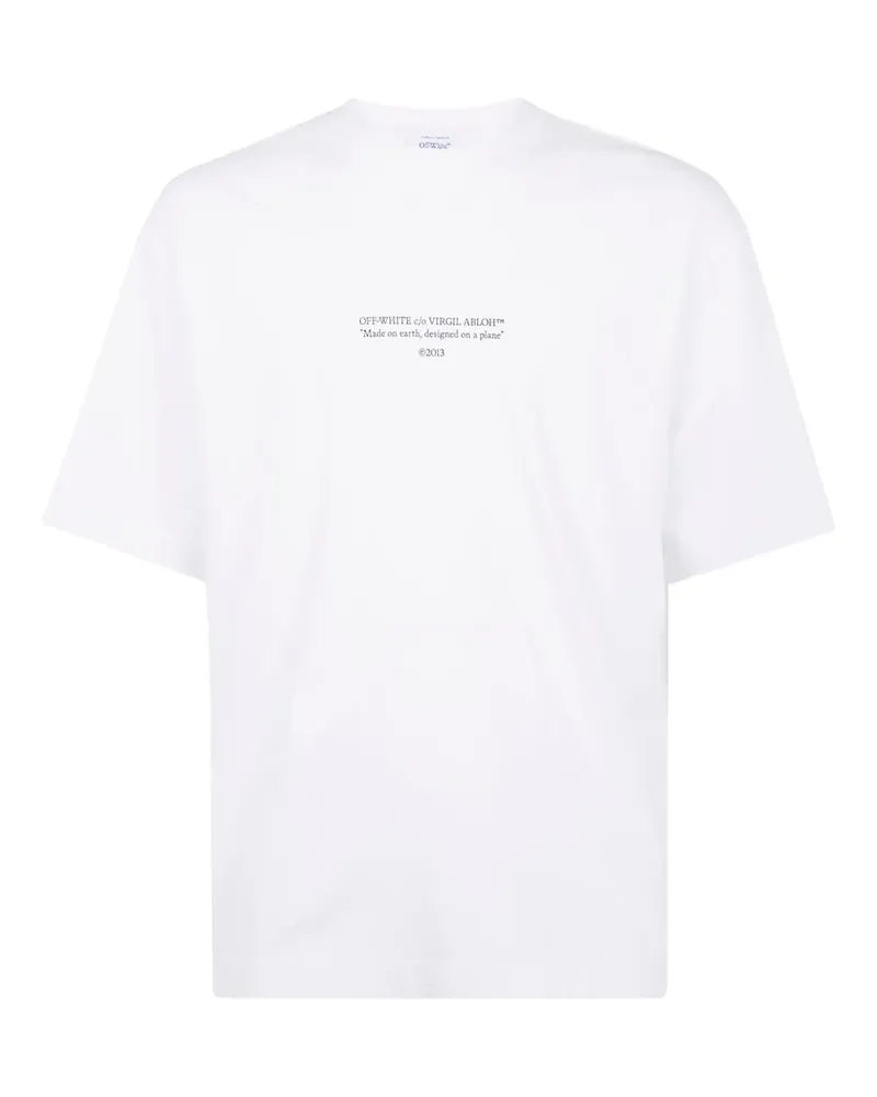 OFF-WHITE graphic-print T-shirt - Weiß Weiß