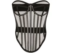 KIM DOLCE&GABBANA Korsett-Top - Schwarz