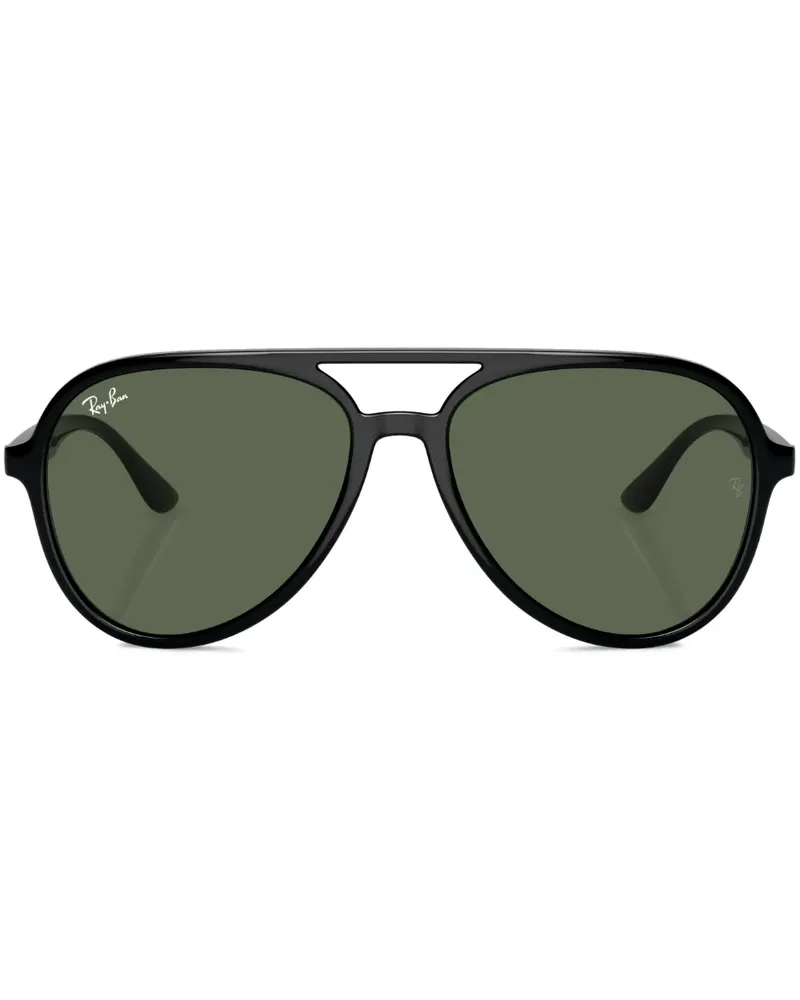 Ray Ban Pilotenbrille mit getönten Gläsern - Schwarz Schwarz