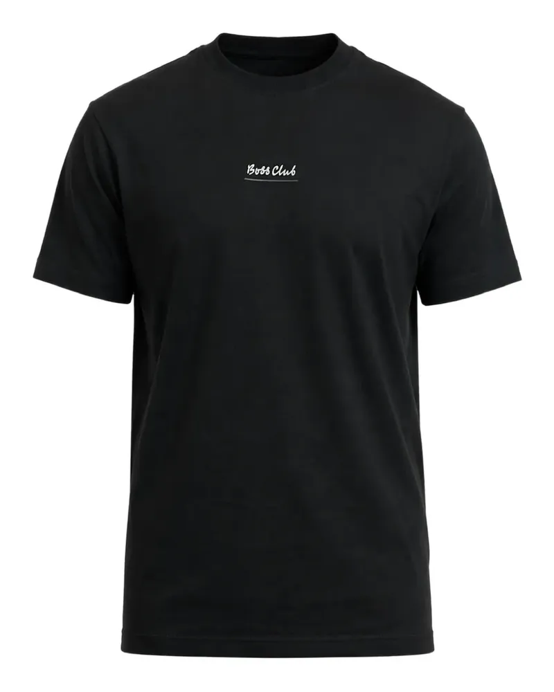 HUGO BOSS T-Shirt mit rundem Ausschnitt - Schwarz Schwarz