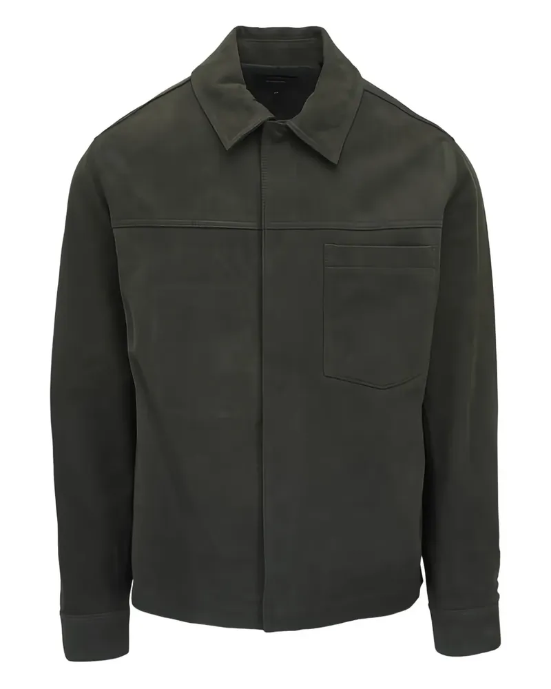 Vince Sycamore pocket leather jacket - Grün Grün