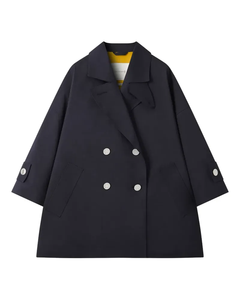 MACKINTOSH Doppelreihige Crosslee Jacke - Blau Blau