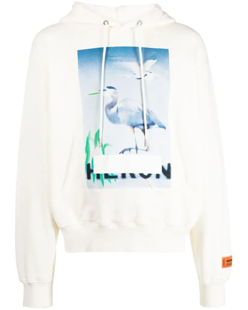 Heron Preston Hoodie mit Censored-Print - Weiß Weiß