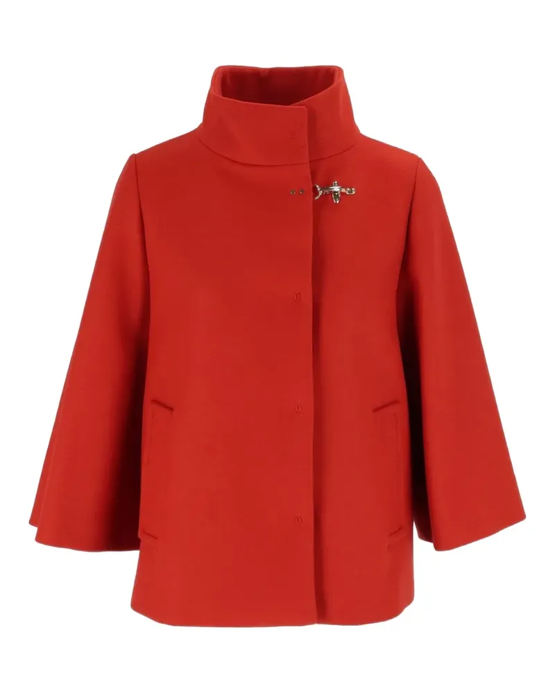 Fay Jacke mit Stehkragen und Hakenverschluss - Rot Rot