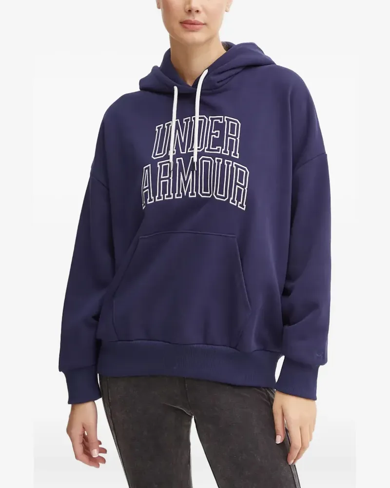Under Armour Icon Heavyweight Terry hoodie - Blau Blau