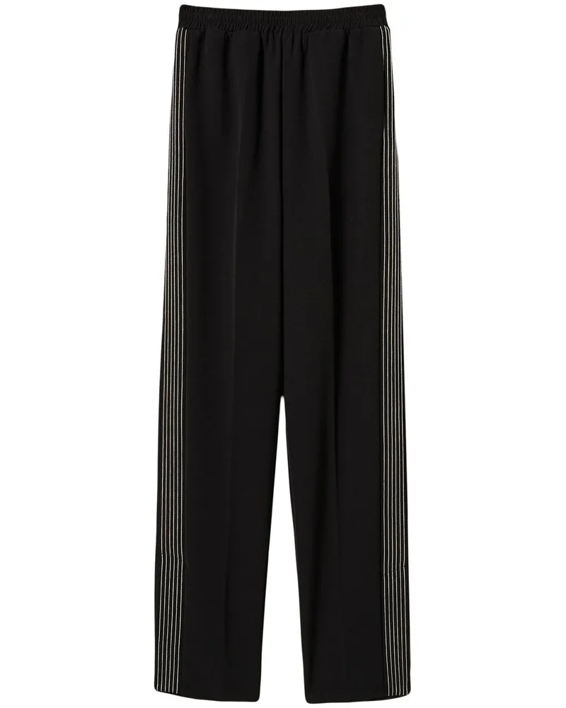 Twin-Set Bestickte Jogginghose - Schwarz Schwarz
