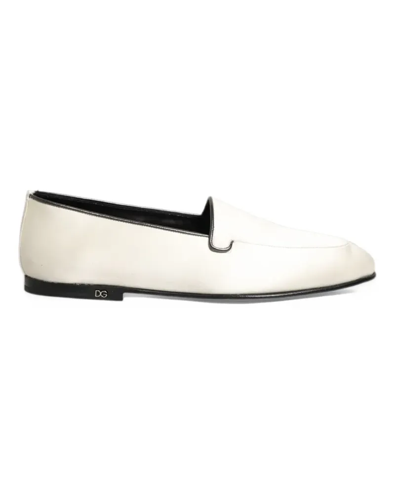 Dolce & Gabbana satin loafers - Nude Nude