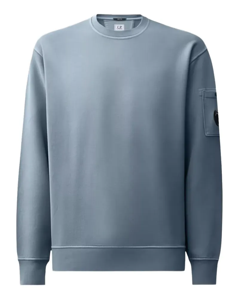 C.P. Company Sweatshirt mit Linsen-Detail - Blau Blau