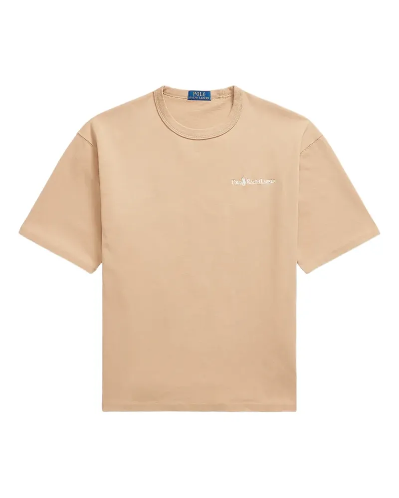 Ralph Lauren T-Shirt mit Logo - Nude Nude