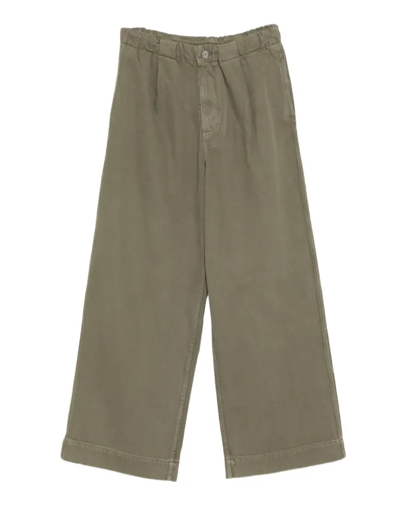 Lauren Manoogian elasticated-waist wide-leg trousers - Grün Grün