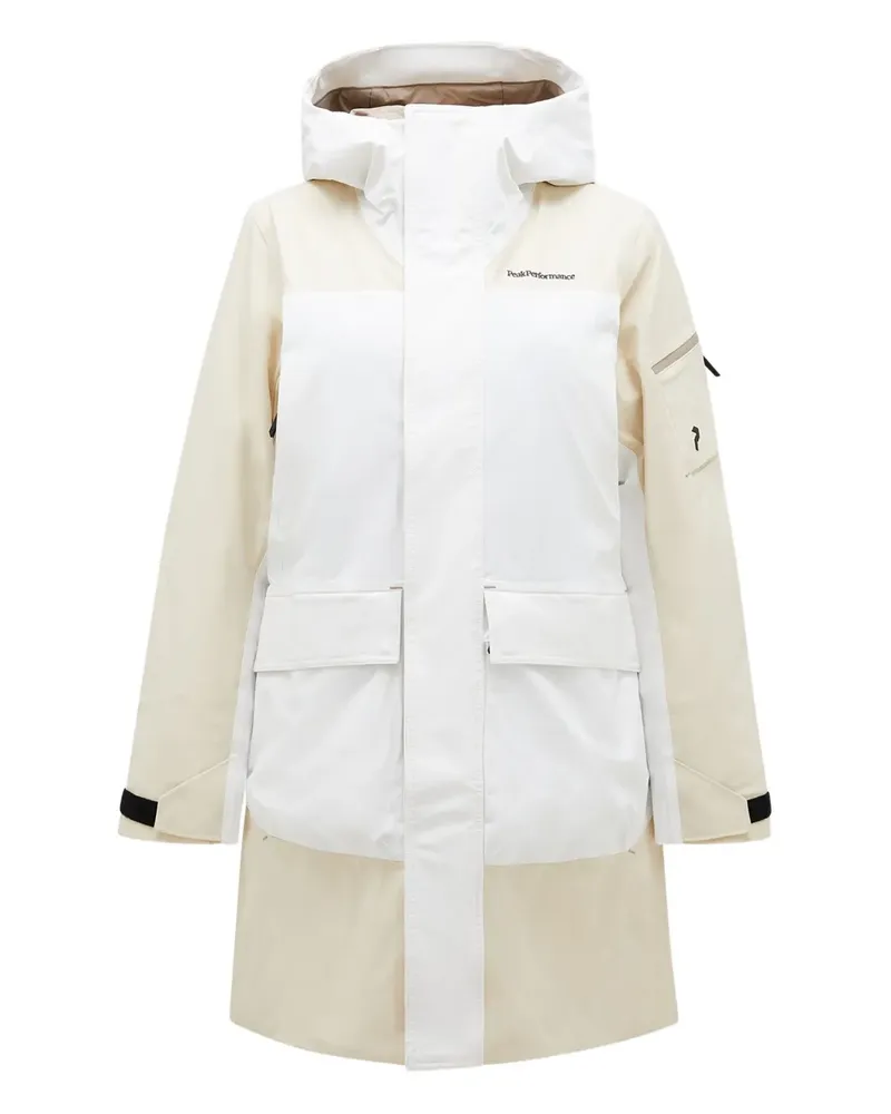 Peak Performance hooded parka - Weiß Weiß