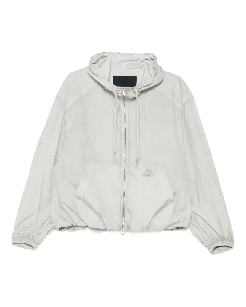 JUUN.J Kapuzenjacke mit Logo-Patch - Grau Grau