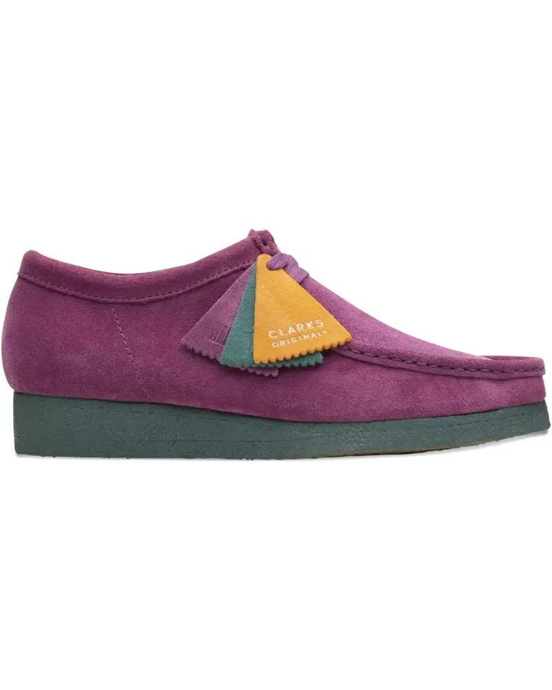 Clarks Wallabee Desert-Boots - Violett Violett