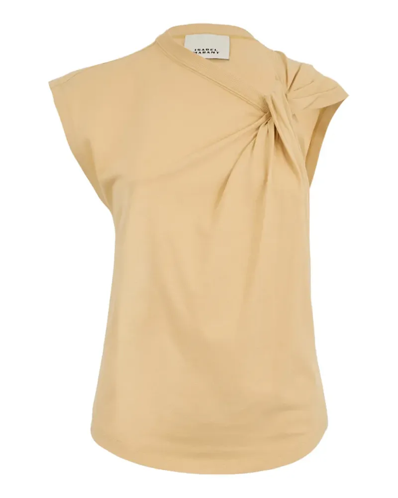 Isabel Marant Nayda twisted T-shirt - Nude Nude