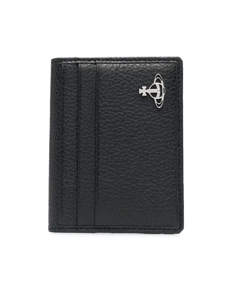 Vivienne Westwood Kartenetui mit Logo-Schild - Schwarz Schwarz