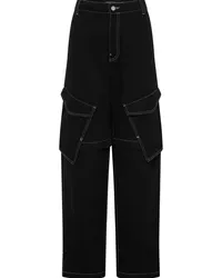 Dion Lee Jeans mit abnehmbarem Bein Schwarz