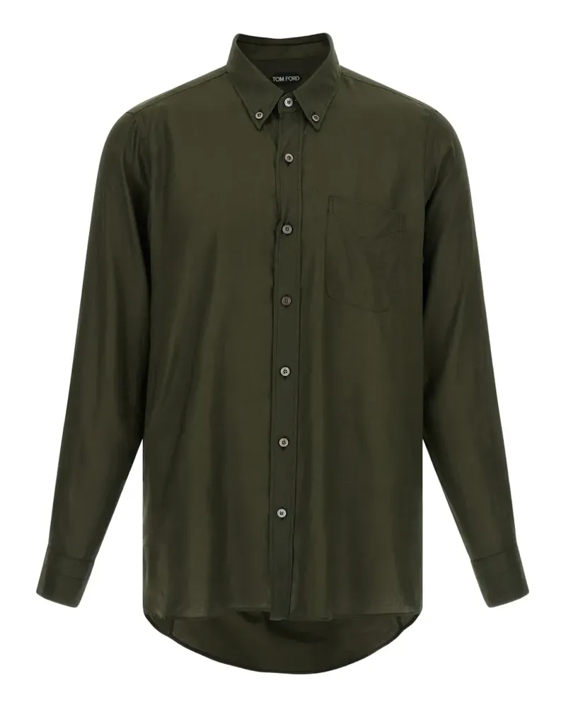 Tom Ford lyocell pocket shirt - Grün Grün