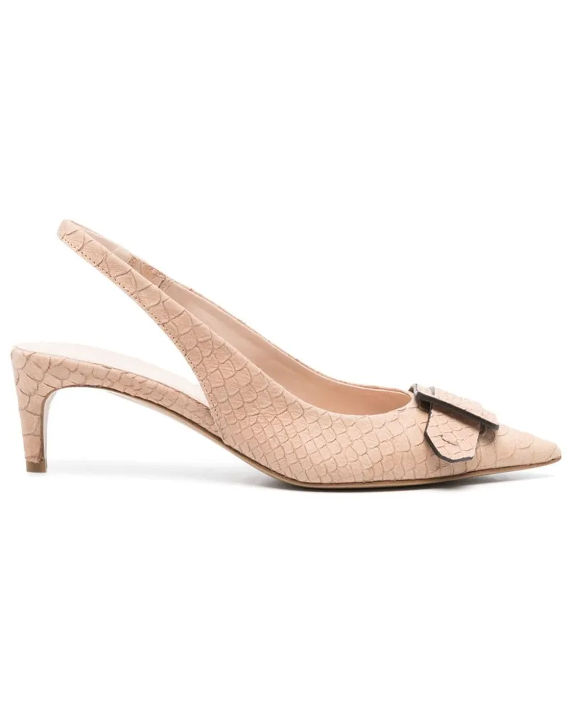 Roberto del Carlo Décolleté Pumps 60mm Nude