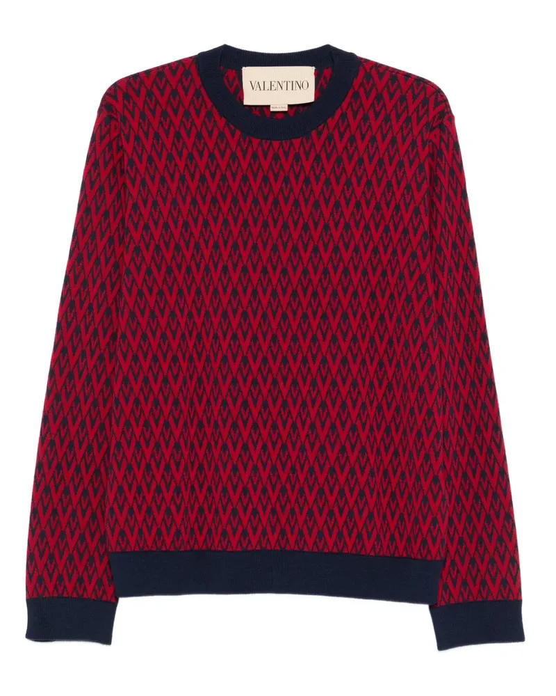 Valentino Garavani Toute La V Pullover - Rot Rot