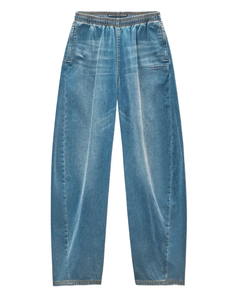 Alexander Wang Joggingshorts mit Kordelzug - Blau Blau