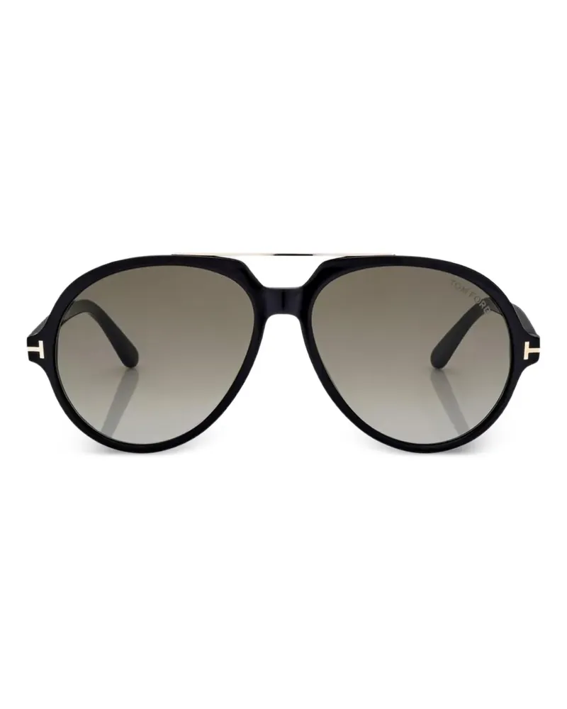 Tom Ford Aalto Pilotenbrille - Schwarz Schwarz