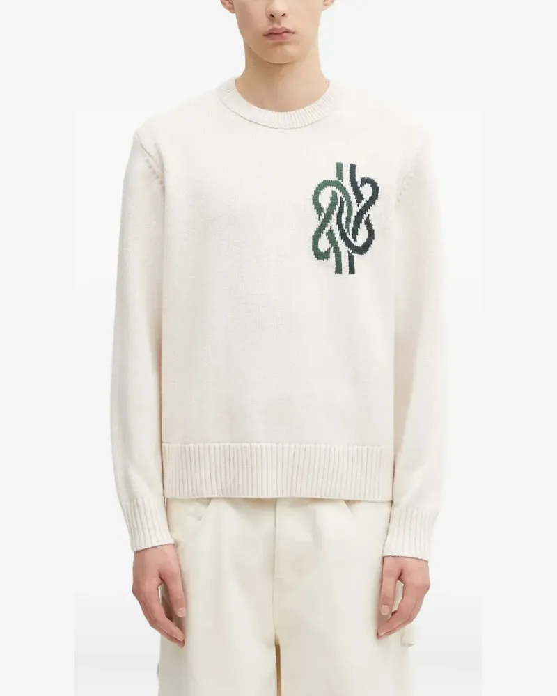 Filling Pieces ribbed graphic sweater - Nude Nude