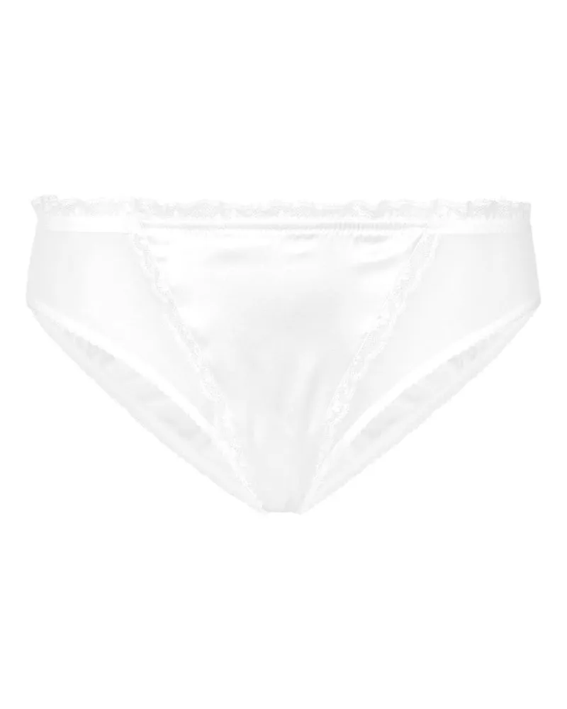 Dolce & Gabbana Slip aus Seide - Weiß Weiß
