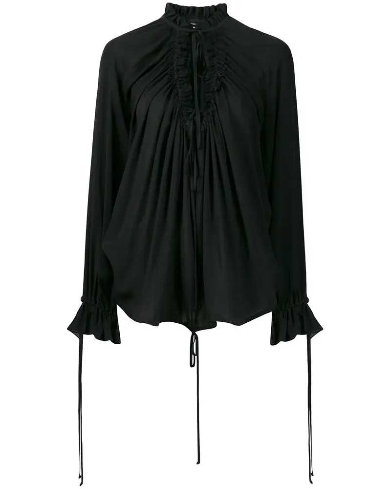 Dsquared2 Gerüschte Bluse - Schwarz Schwarz