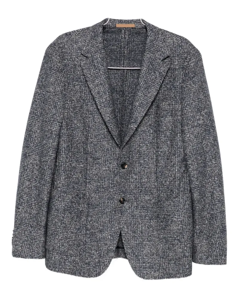 HUGO BOSS Karierte Jacke - Blau Blau