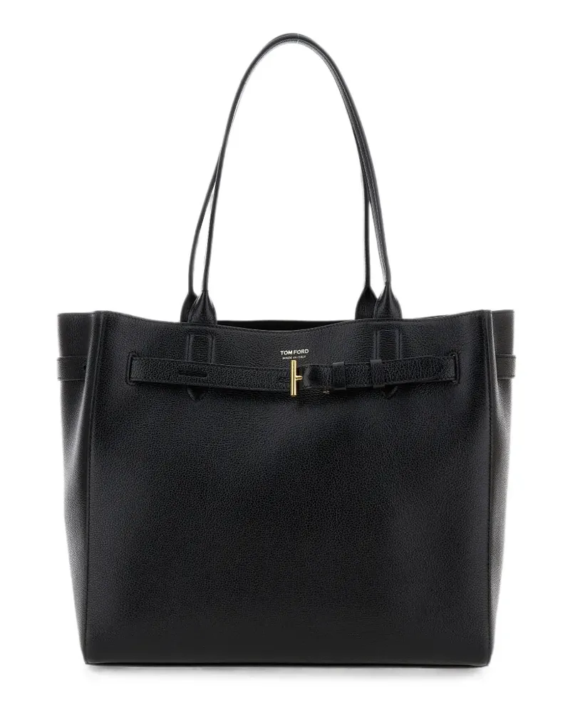 Tom Ford medium Audrey leather tote bag - Schwarz Schwarz
