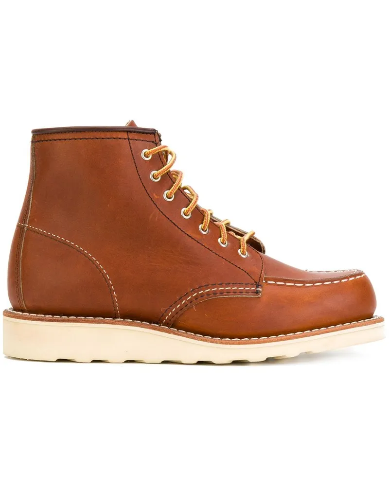 Red Wing Shoes Schnürstiefel im Workwear-Look - Braun Braun
