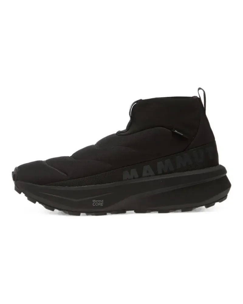 Mammut Sender Moc Slip-On-Sneakers mit Logo-Print - Schwarz Schwarz