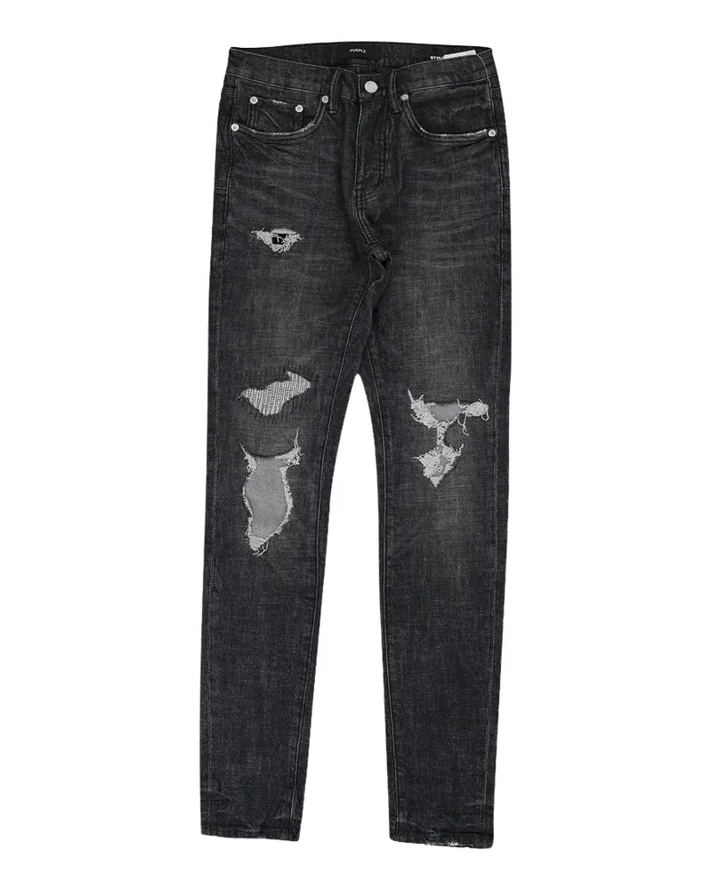 PURPLE BRAND distressed jeans - Schwarz Schwarz