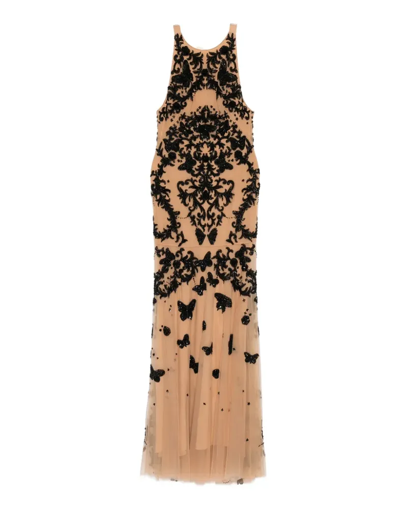 Zuhair Murad Tüllrobe mit Verzierung - Schwarz Schwarz