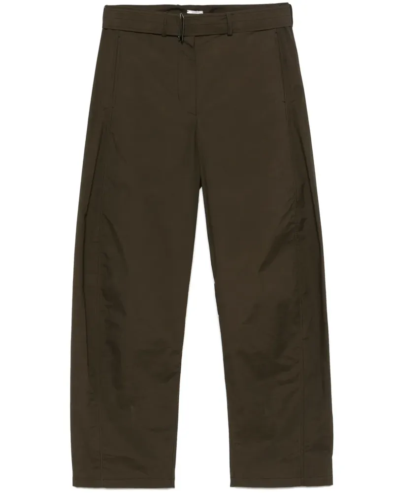 Magda Butrym Hose mit Gürtel - Braun Braun