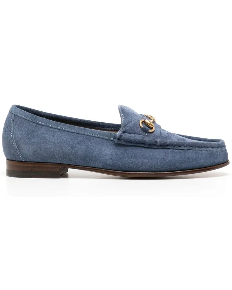 Gucci Loafer aus Wildleder - Blau Blau