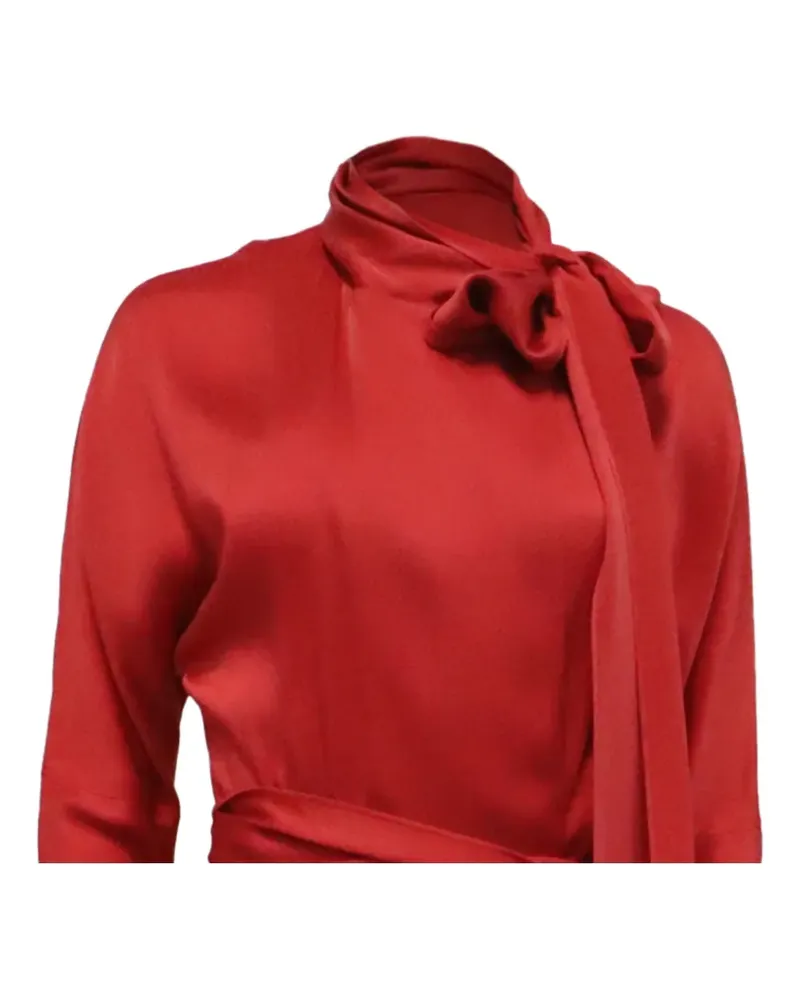 Sies Marjan Langärmeliges Midikleid - Rot Rot