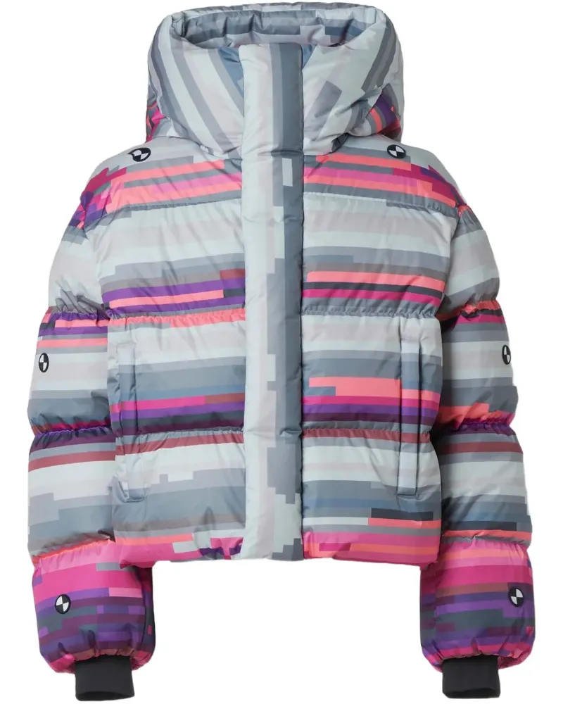 FUSALP x Crosby Studios Rayure-Pixel Steppjacke - Grau Grau