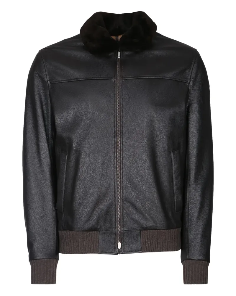 Cesare Attolini Sakko aus Wildleder - Braun Braun